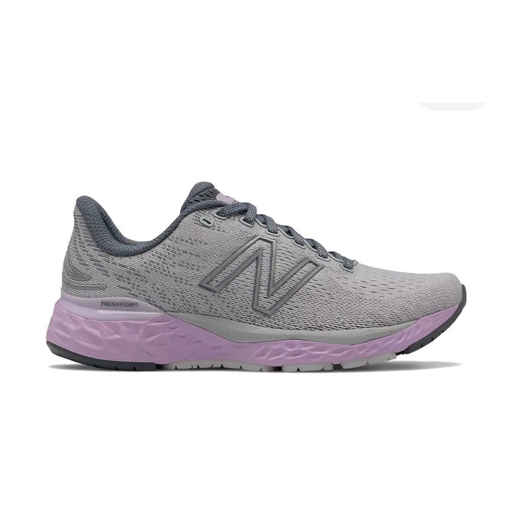 New Balance Fresh Foam Women's Running Shoes Grey Purple size 6.5